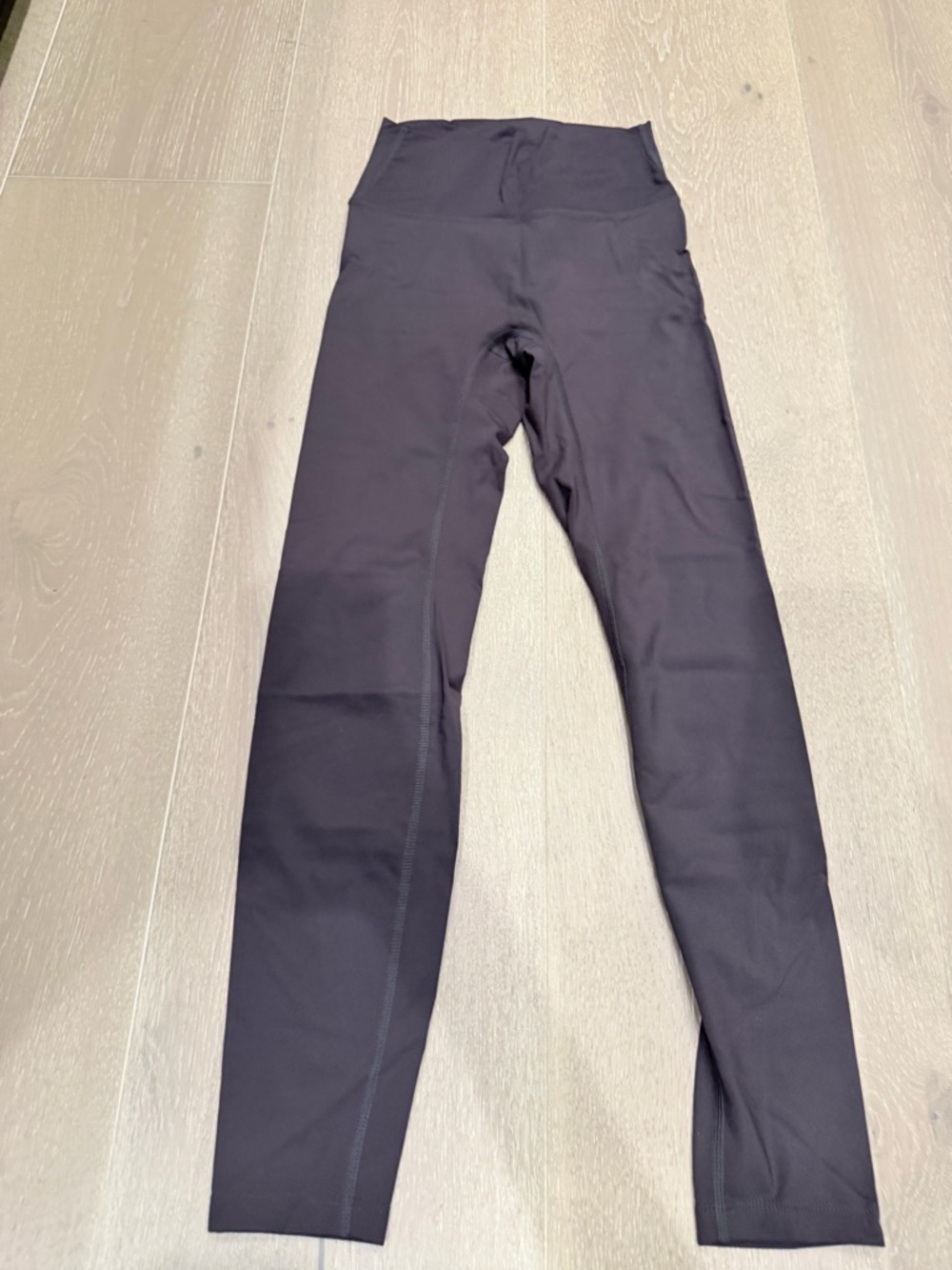 Adanola Deep Black High-Waist Performance Leggings